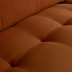 Rodeo classic fauteuil velvet roest