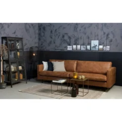 Rodeo classic 3-zits bank ecoleer cognac