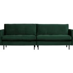 Rodeo classic 3-zits bank velvet bosgroen