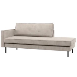 Rodeo daybed links ribstof ecru