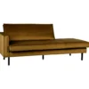 Rodeo daybed links velvet honinggeel