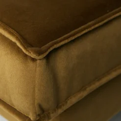Rodeo daybed links velvet honinggeel