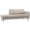 Rodeo daybed rechts ribstof ecru