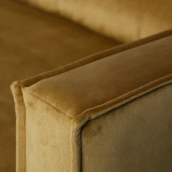 Rodeo daybed rechts velvet okergeel