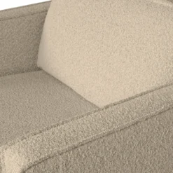 Rodeo fauteuil boucle beige