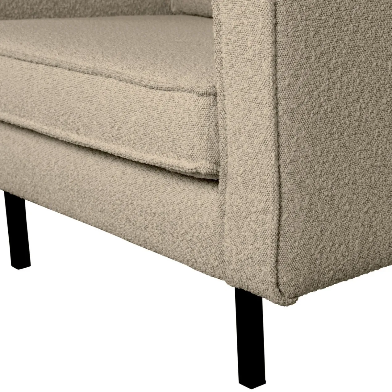 Rodeo fauteuil boucle beige