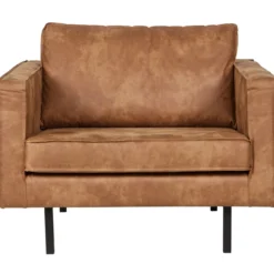 Rodeo fauteuil ecoleer cognac