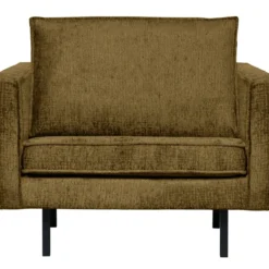 Rodeo fauteuil structure velvet brass