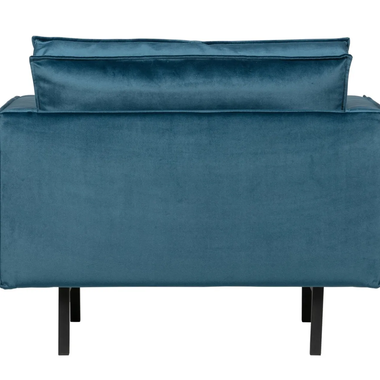 Rodeo fauteuil velvet blauw