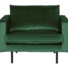 Rodeo fauteuil velvet bosgroen