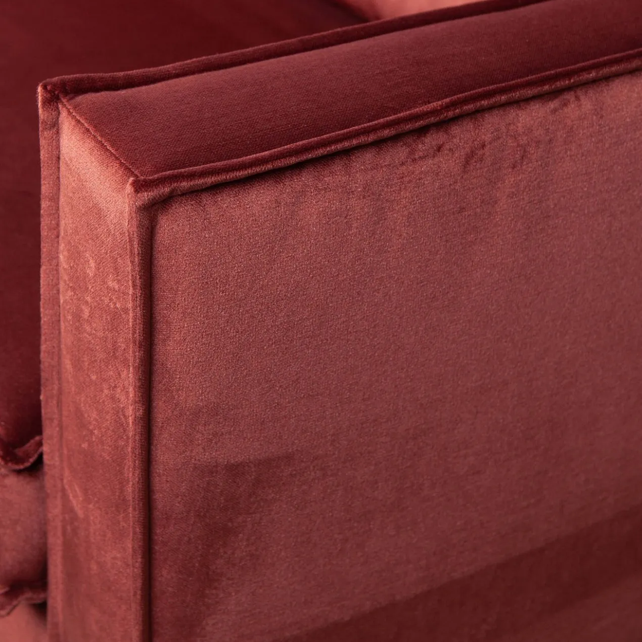 Rodeo fauteuil velvet kastanjebruin
