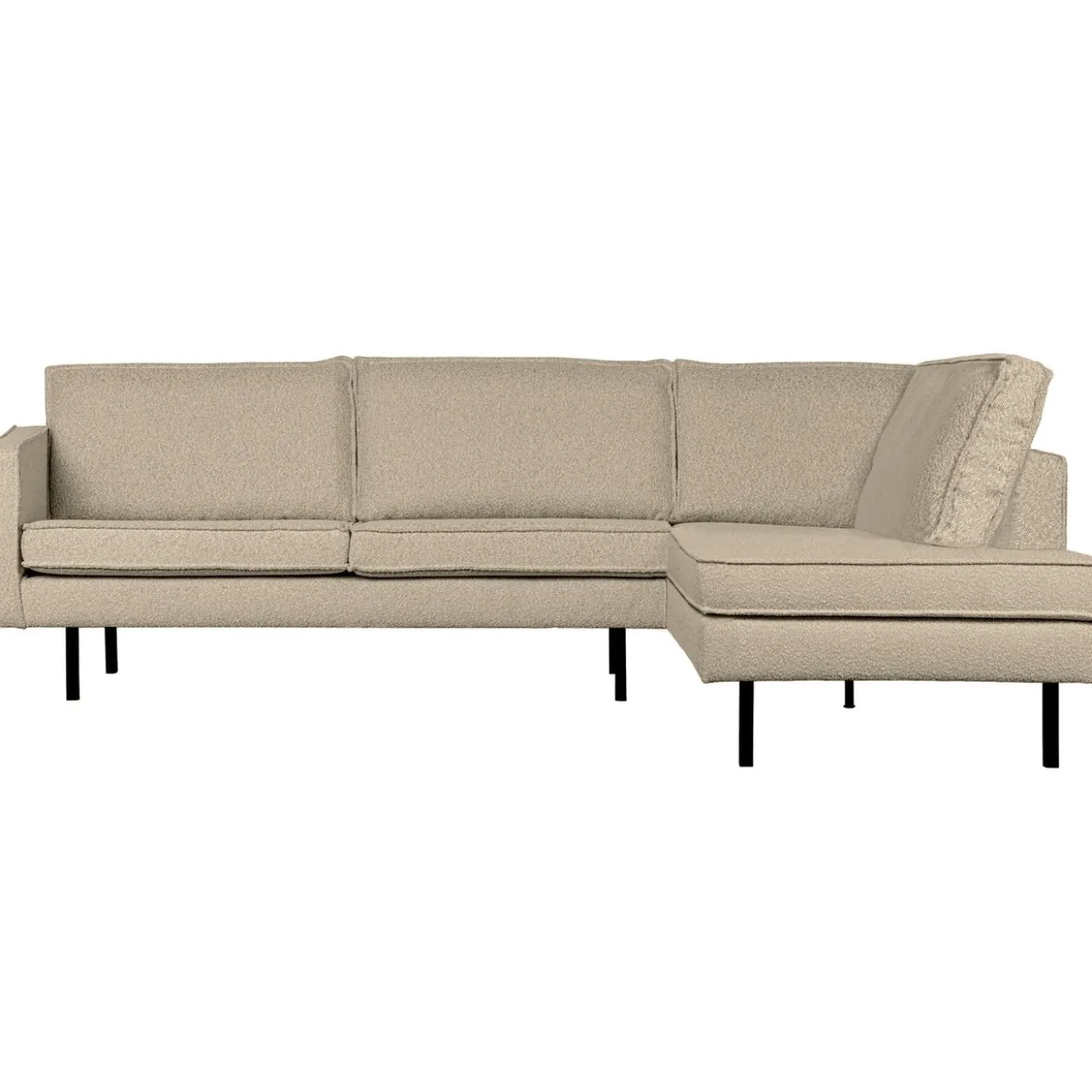 Rodeo hoekbank rechts boucle beige