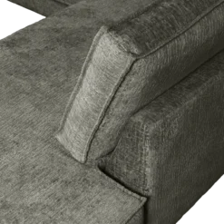 Rodeo hoekbank rechts structure velvet frost