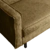 Rodeo hoekbank rechts structure velvet brass