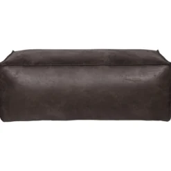 Rodeo poef 43x120x60 ecoleer zwart