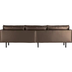 Rodeo 3-zits bank metallic koperbruin