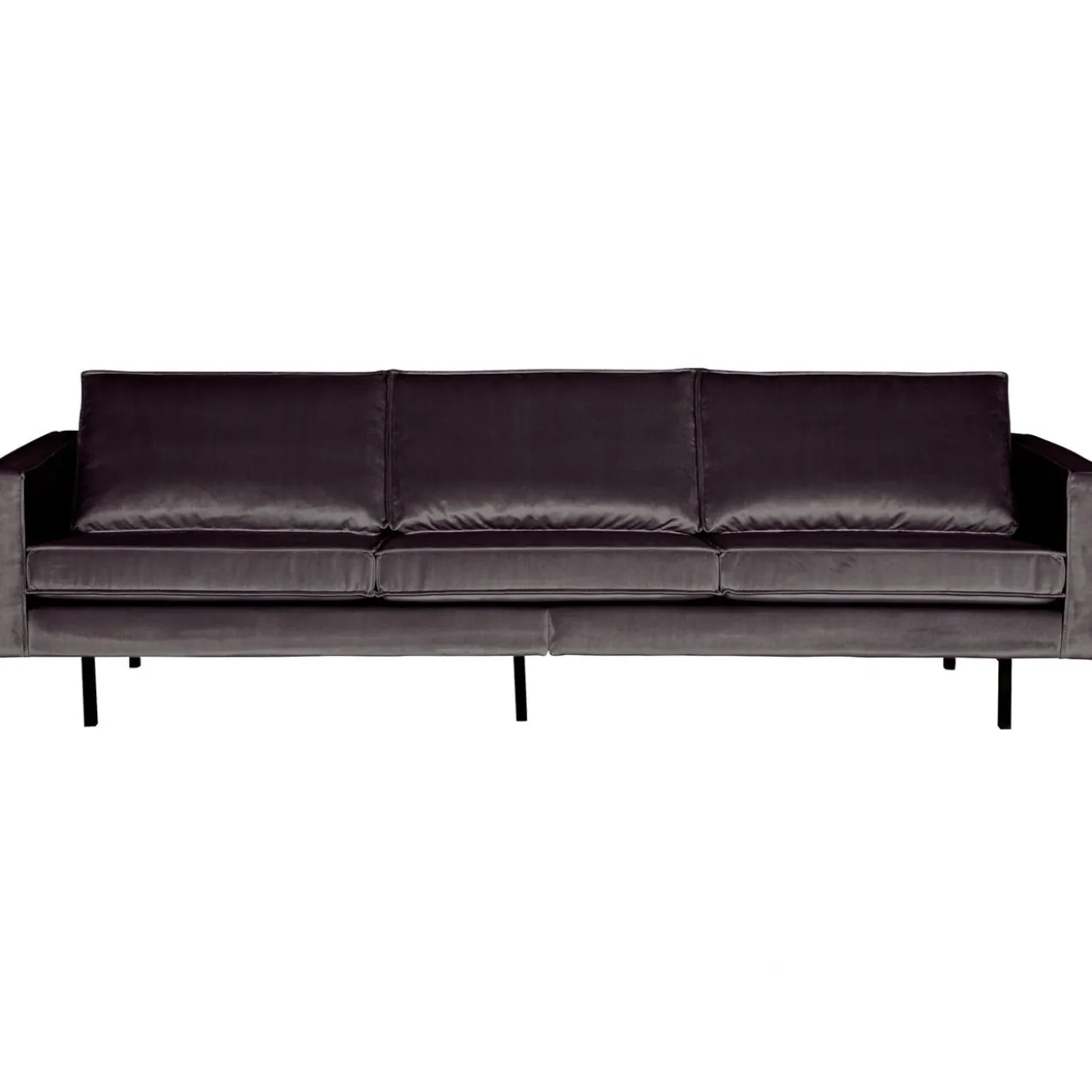 Rodeo 3-zits bank velvet antraciet
