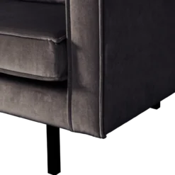 Rodeo 2-zits bank velvet antraciet [fsc]