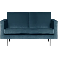 Rodeo 2-zits bank velvet blauw [fsc]
