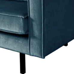 Rodeo 2-zits bank velvet blauw [fsc]