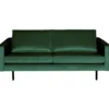 Rodeo 2,5-zits bank velvet bosgroen