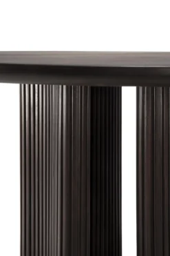 Roller Max eettafel 150 rond - donker mahonie