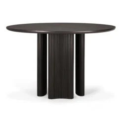 Roller Max eettafel 150 rond - donker mahonie