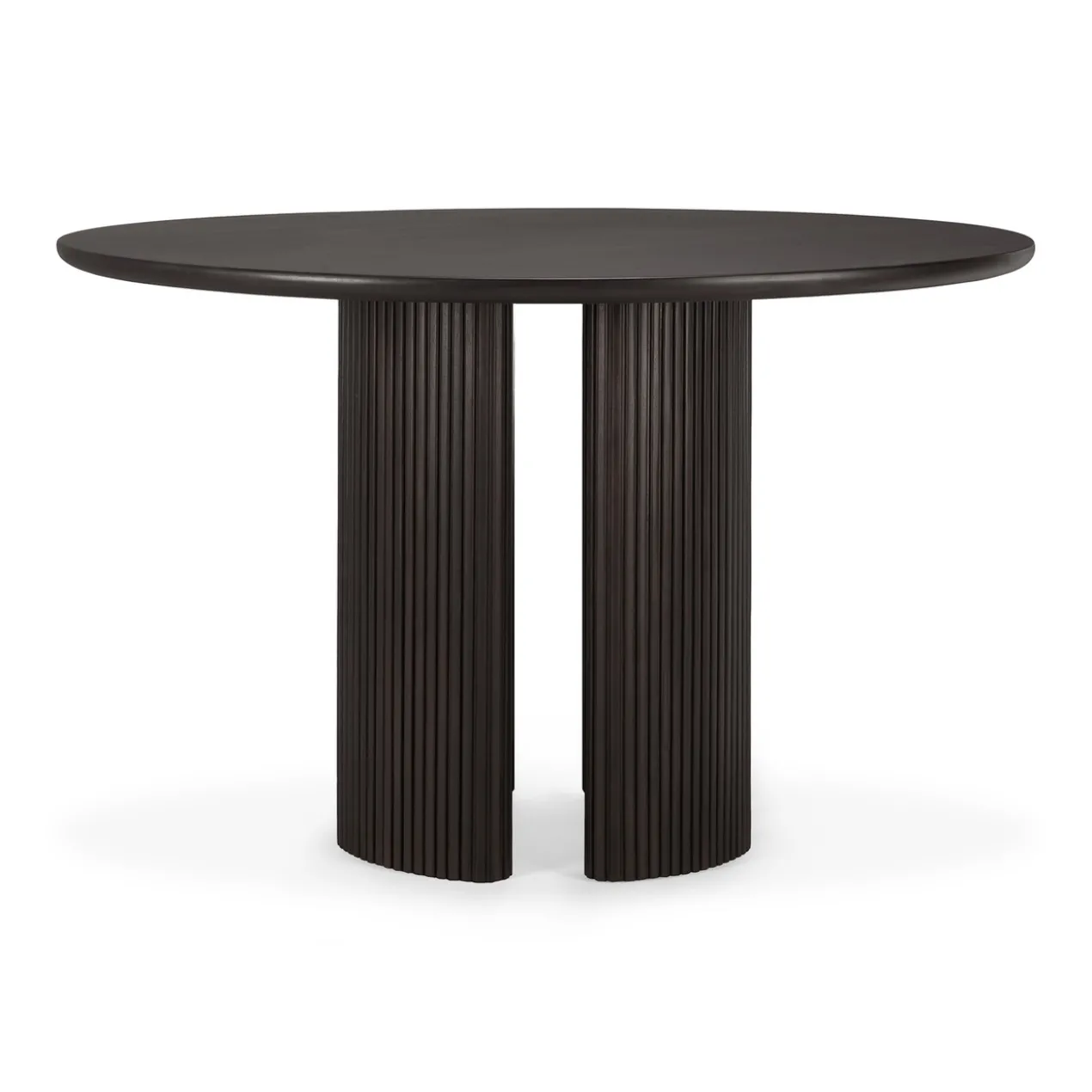 Roller Max eettafel 150 rond - donker mahonie
