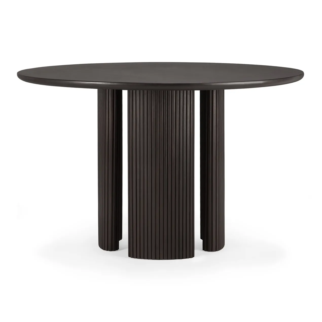 Roller Max eettafel 150 rond - donker mahonie