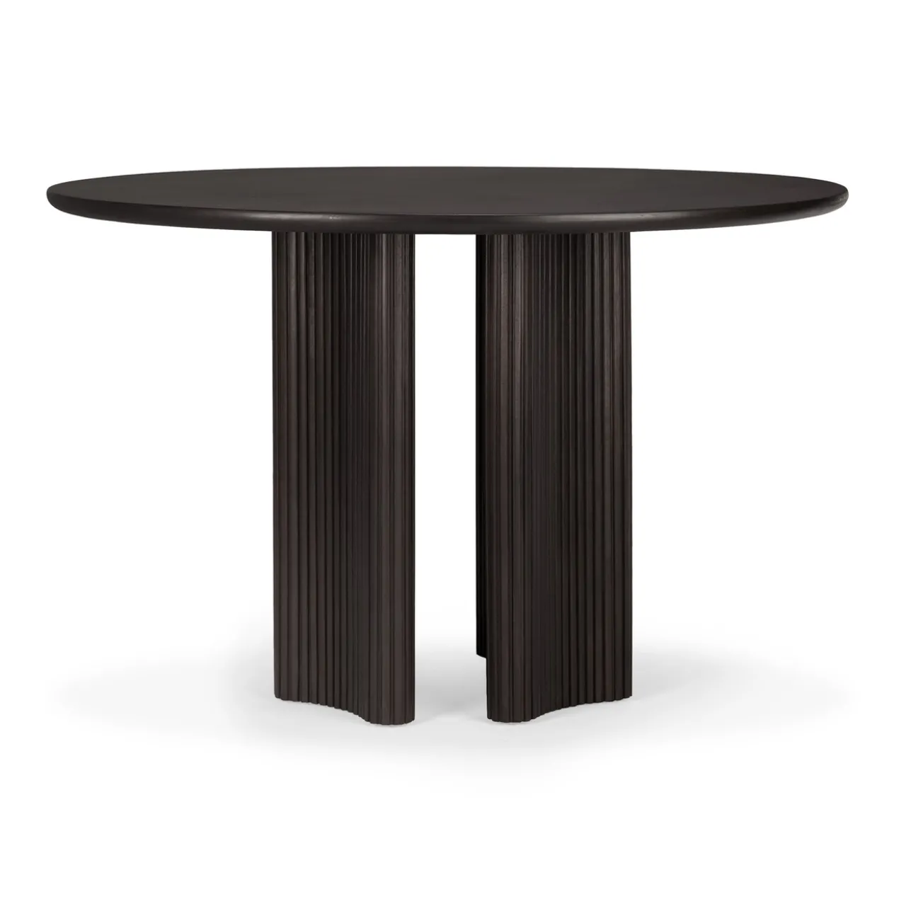 Roller Max eettafel 150 rond - donker mahonie