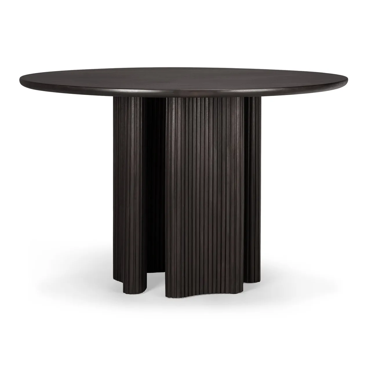 Roller Max eettafel 150 rond - donker mahonie