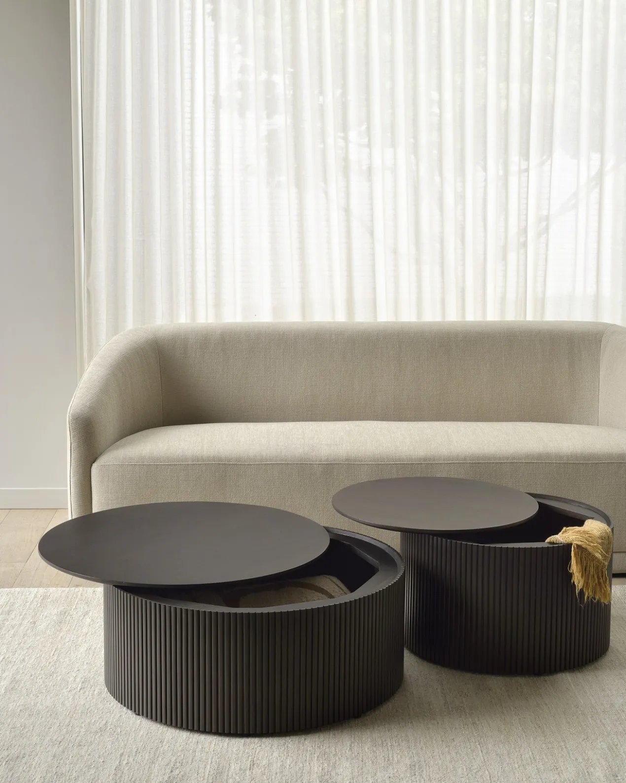 Roller Max koffietafel 80 - mahonie donkerbruin