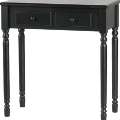Romy hal/kaptafel hout zwart