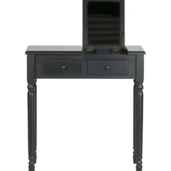 Romy hal/kaptafel hout zwart