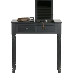Romy hal/kaptafel hout zwart