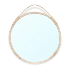 Ronde spiegel Lux rattan - 50 cm