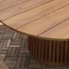 Ronde tuintafel Lidewij Naturel