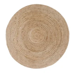Rond vloerkleed Milou naturel Ø180 cm