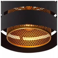 ROSAS PLAFONDLAMP Ø 26CM ZWART