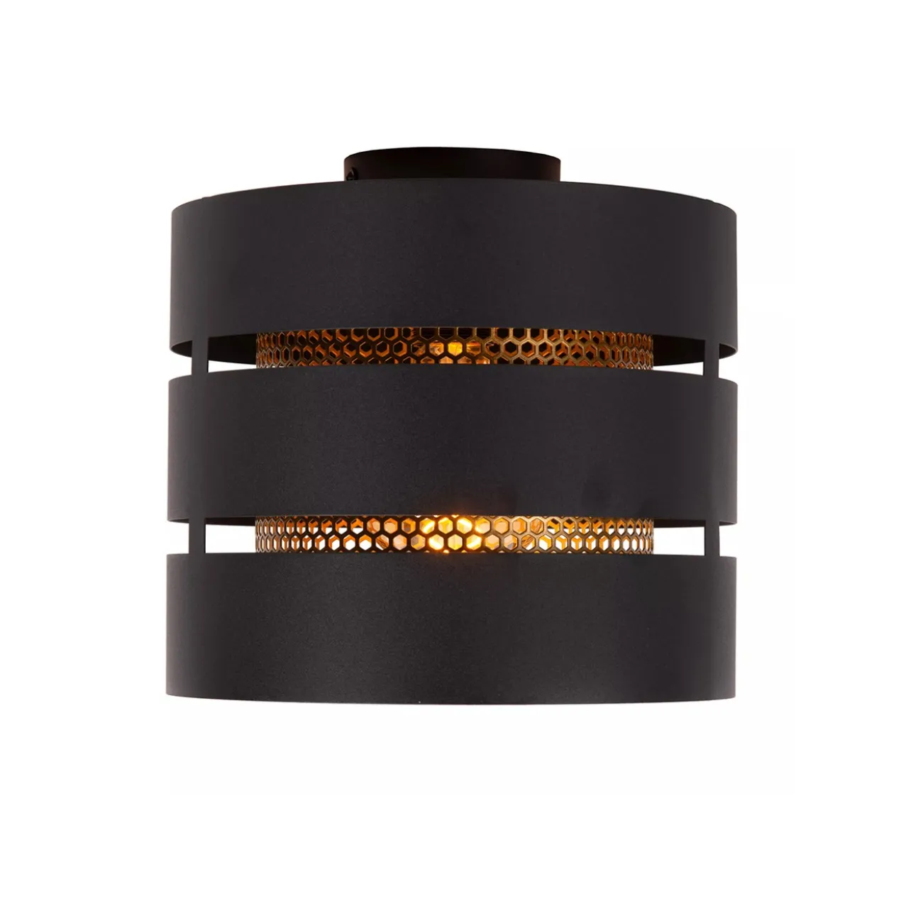 ROSAS PLAFONDLAMP Ø 26CM ZWART