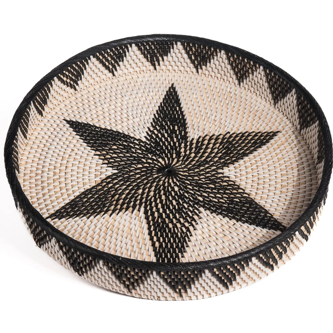 Rotan dienblad Baki Ø40cm