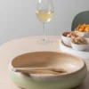 Salad bowl Puro sphere bamboo soft green