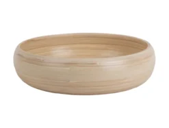 Salad bowl Puro sphere bamboo natural