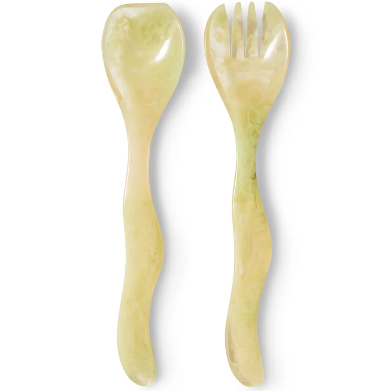 Saladebestek mist green - set van 2