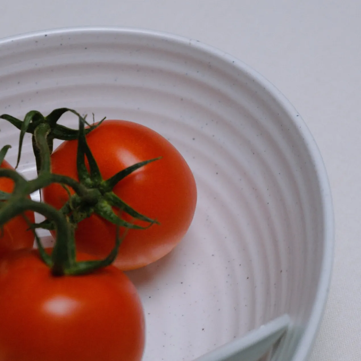 Saladeschaal Granite Pearl inclusief slabestek