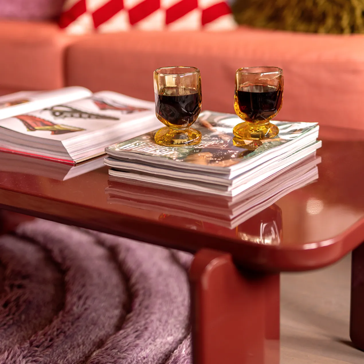 Salontafel Alexis bordeaux