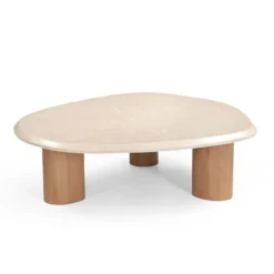 Salontafel Amara naturel botticino marmer 100 cm