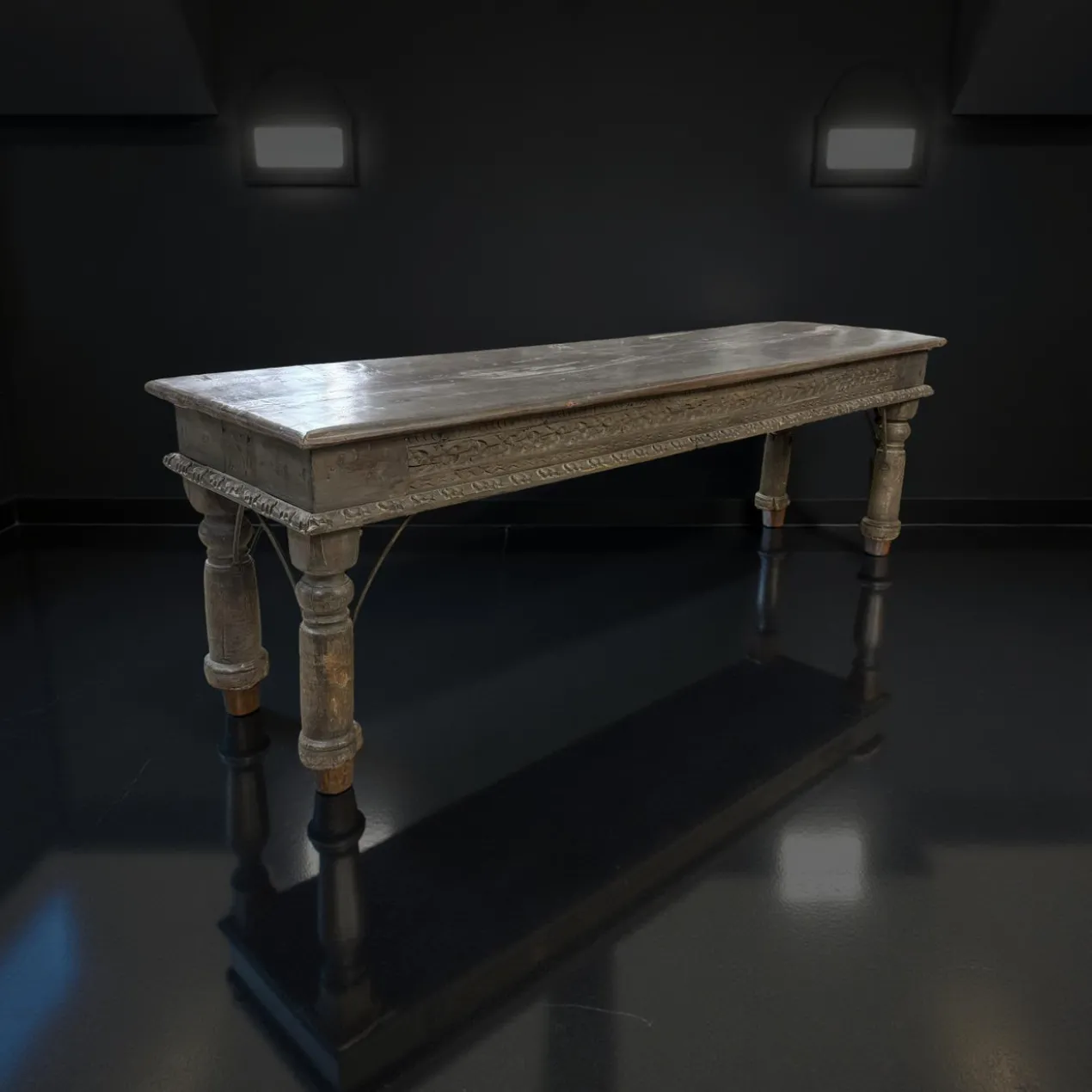 Salontafel/bank grijs uniek