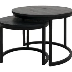 Salontafel Bart Zwart - Set 2