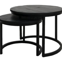 Salontafel Bart Zwart - Set 2
